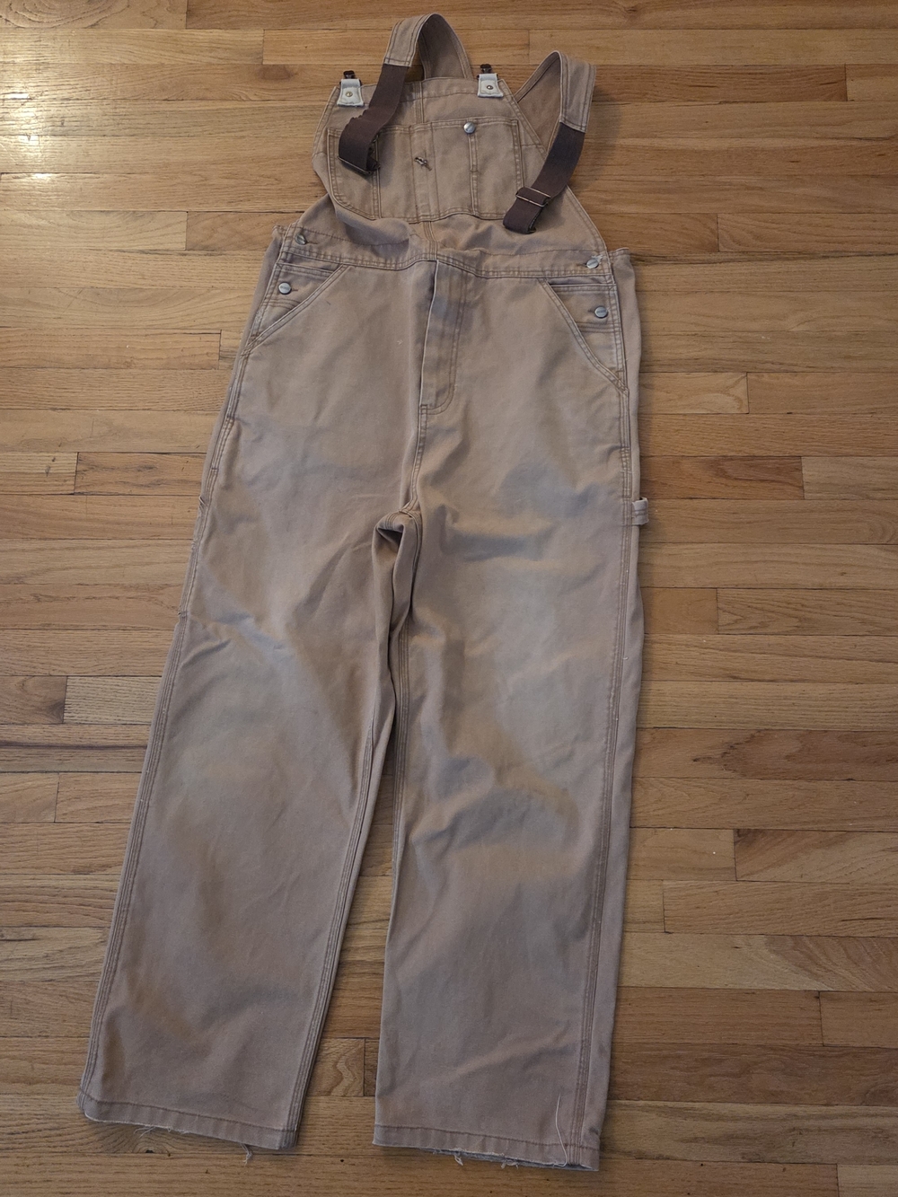 Craftsman Tan Work Dungaree Bib